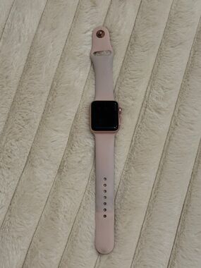 Rose Gold Apple Watch Series 2 With Pink Band